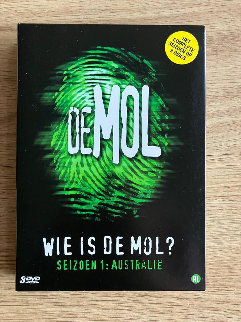 Wie is de Mol seizoen 1 Australie in DVD box - WIDM, Cd's en Dvd's, Vanaf 12 jaar, Ophalen of Verzenden, Nieuw in verpakking, Boxset