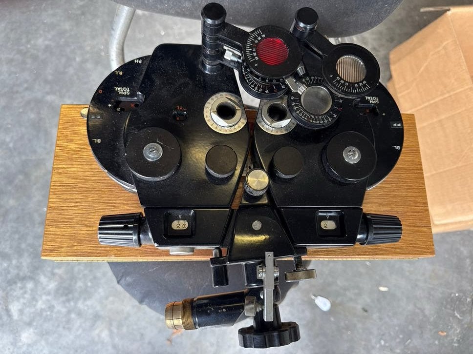 Vintage Phoropter Oogmeetapparaat - Optometrie Bausch & Lomb, Ophalen of Verzenden