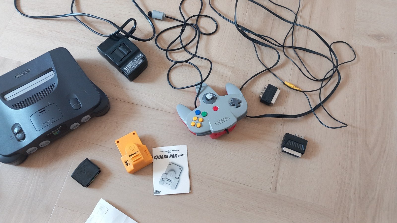 Nintendo 64 Console met 6 Spellen en Accessoires, Spelcomputers en Games, Ophalen of Verzenden, Gebruikt, Met 1 controller, Met games