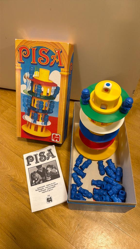 Spel toren van Pisa, Drie of vier spelers, Ophalen of Verzenden, Gebruikt