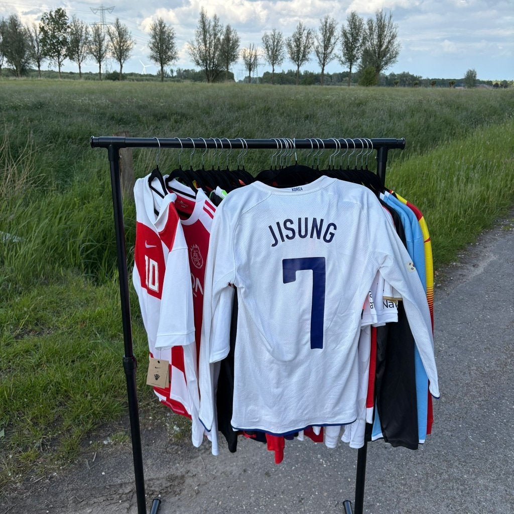Origineel (mogelijk match worn) Zuid-Korea - Park Ji-Sung #7, Maat 52/54 (L), Wit, Nike, Ophalen of Verzenden