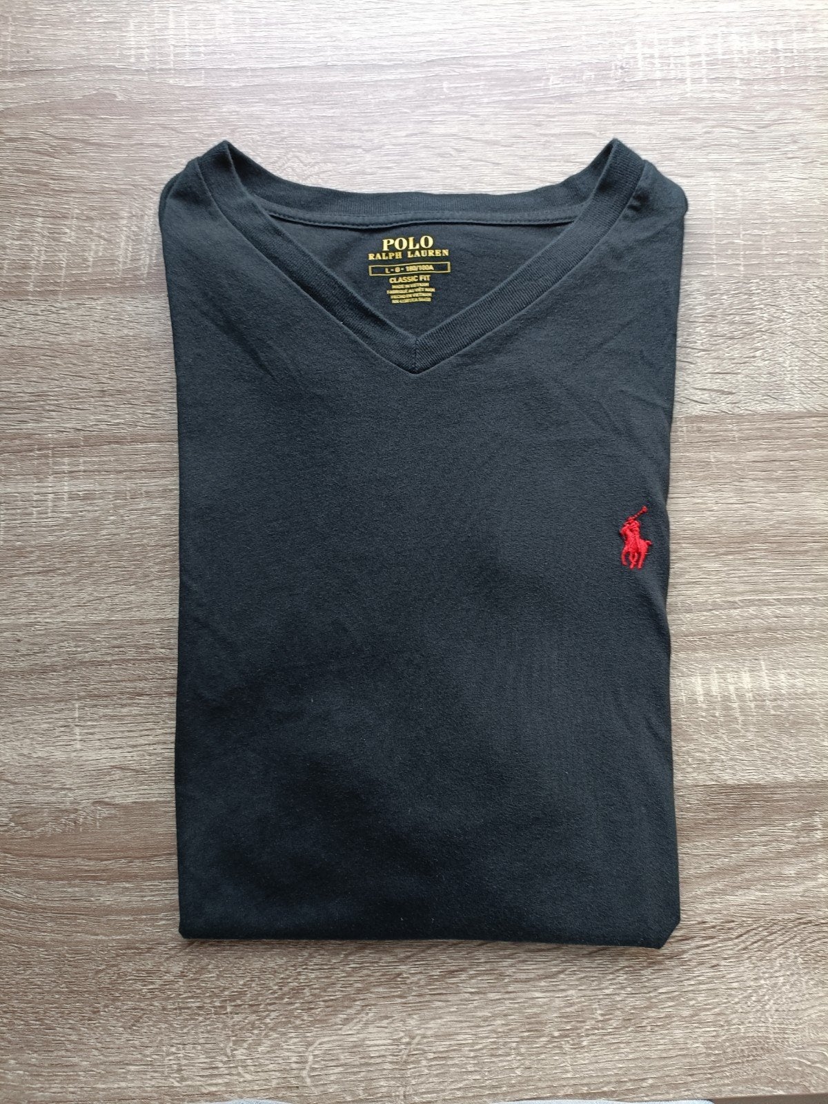 Ralph Lauren t-shirt, Maat 52/54 (L), Zwart, Ralph Lauren, Ophalen of Verzenden
