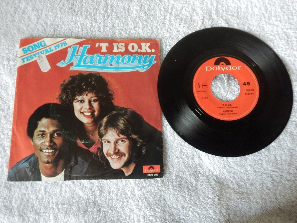 Harmony -'t-Is-O.K., Ophalen of Verzenden, Gebruikt, 7 inch, Pop