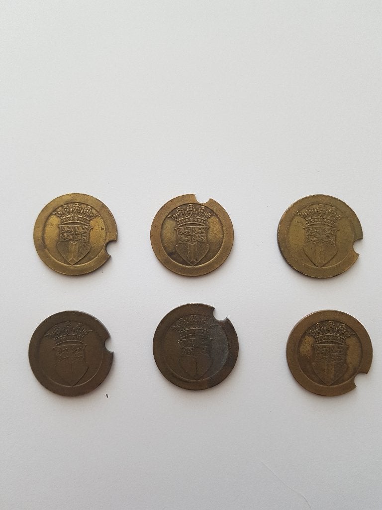 Gas penning gem. Gasbedrijf Rotterdam, Postzegels en Munten, Munten | Nederland, Ophalen of Verzenden, Koningin Juliana, Overige waardes
