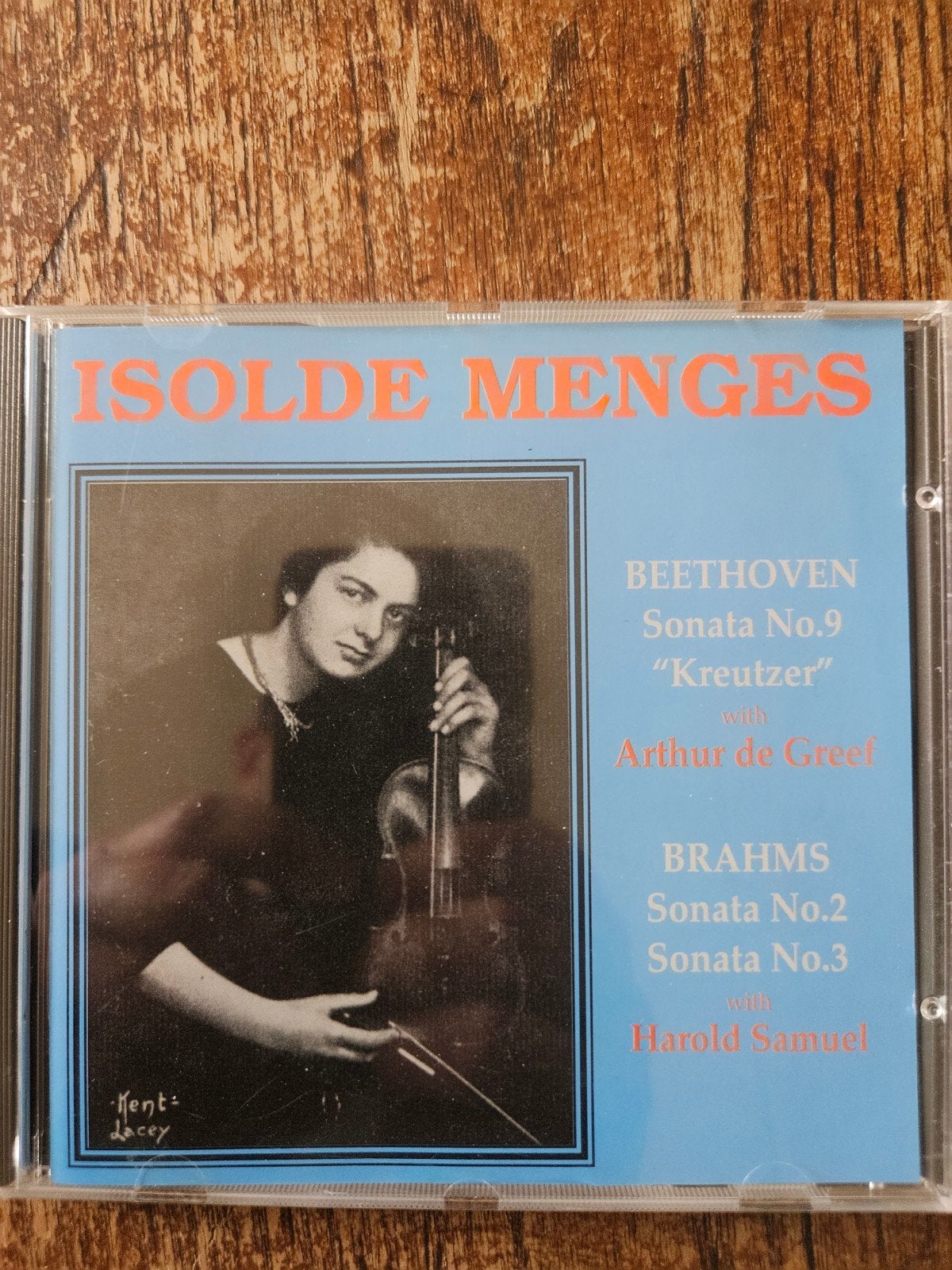 Isolde Menges - Beethoven & Brahms Vioolsonates CD, Ophalen of Verzenden, Romantiek, Zo goed als nieuw, Kamermuziek