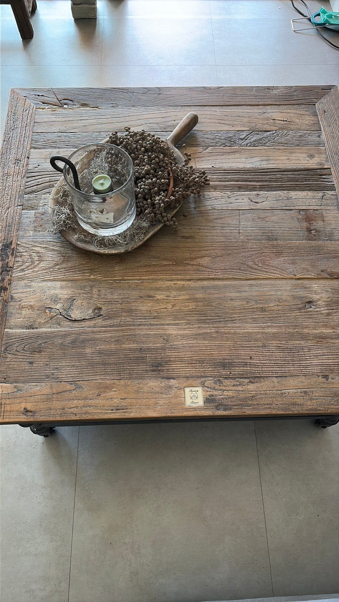 Rivièra Maison Brooklyn Salontafel, Ophalen, 50 tot 100 cm, Vierkant, 50 tot 100 cm