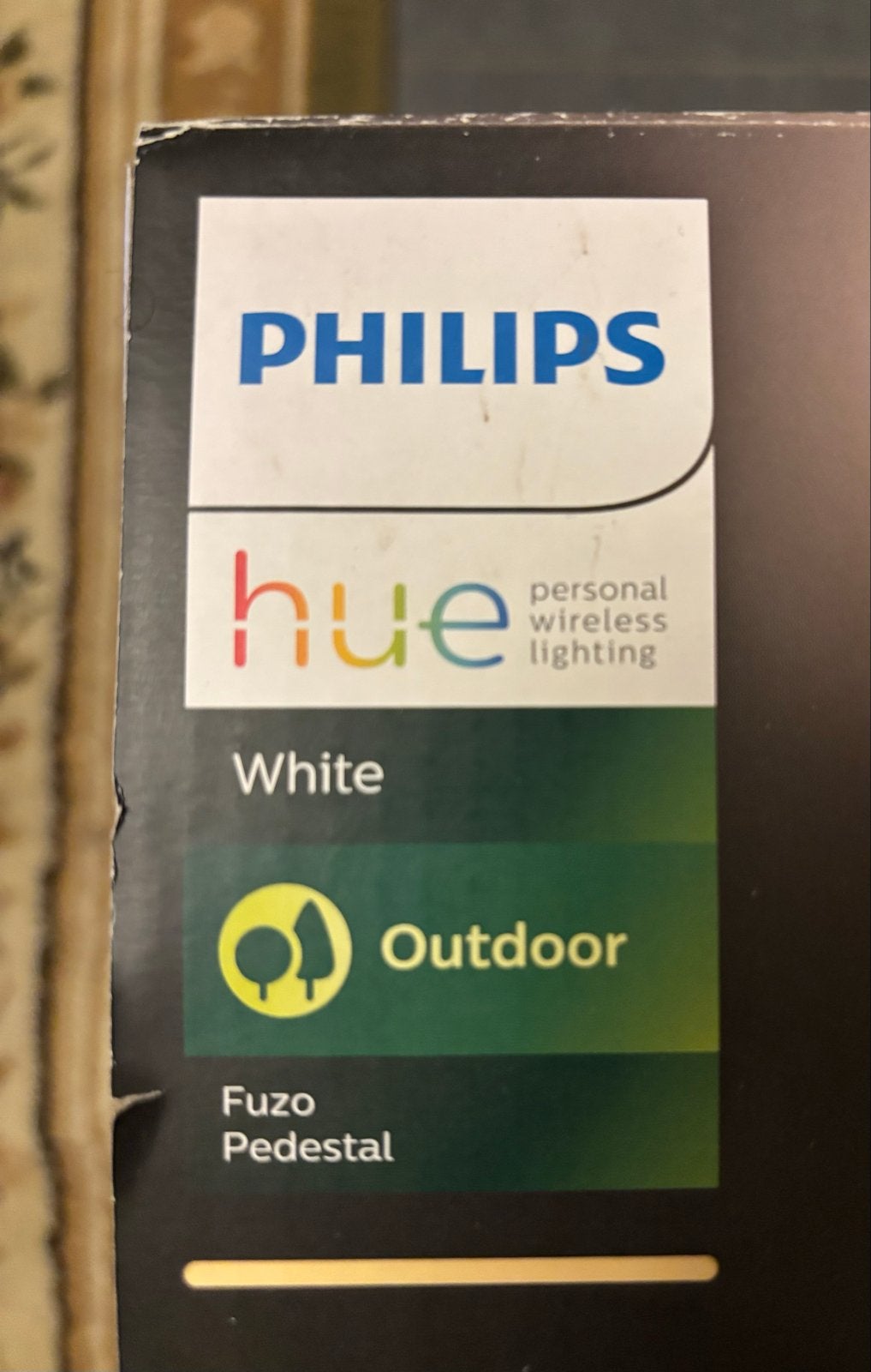 2x Philips Hue Fuzo Pedestal Buitenlamp - Nieuw in doos, Ophalen, Minder dan 50 watt, Netvoeding, Led