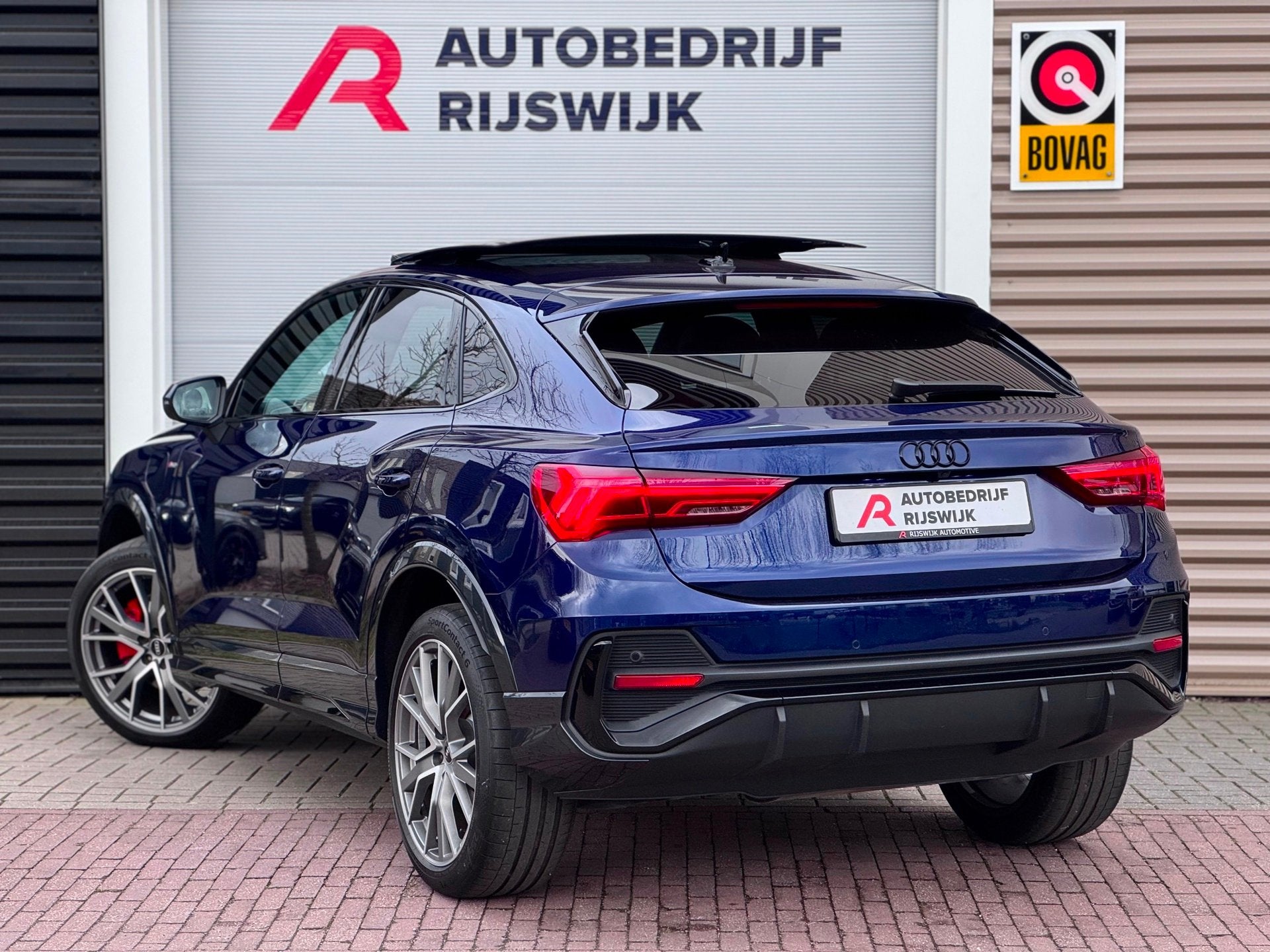 Audi Q3 Sportback 45 TFSI e S Edition Pano/Memory/360/Sfeer, 12 maanden, Gebruikt, Blauw, Alcantara