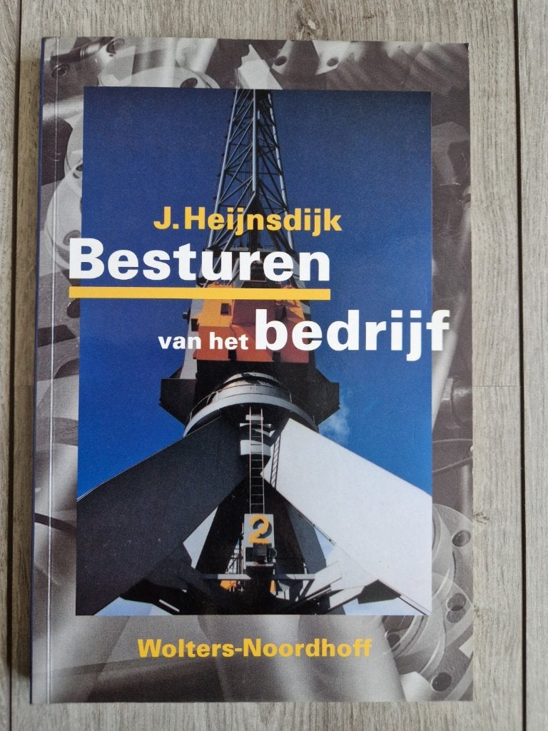 Besturen van het bedrijf J. Heijnsdijk, Ophalen of Verzenden, Beta, Zo goed als nieuw, HBO