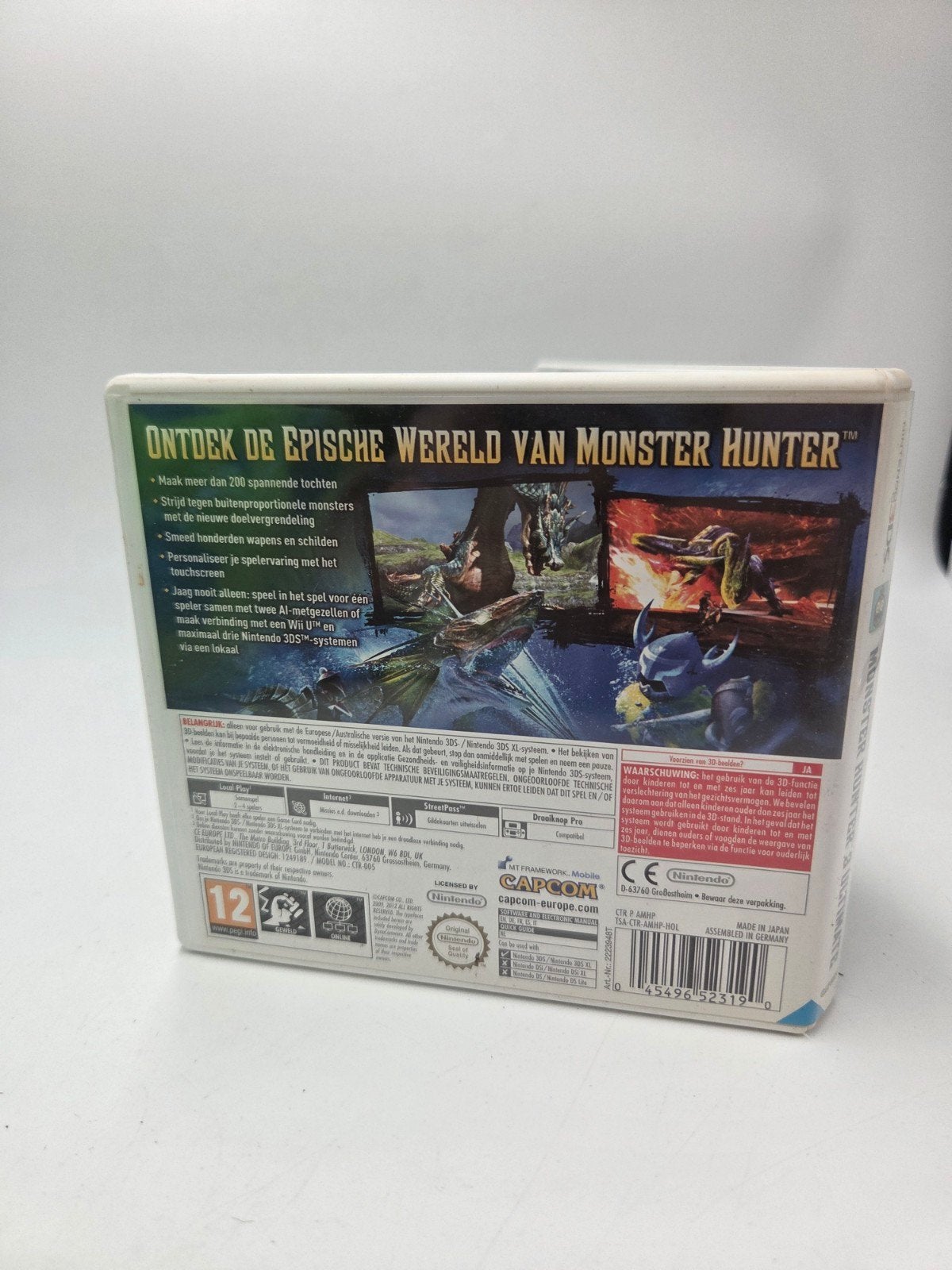 Monster Hunter 3 Ultimate - Nintendo 3DS, Spelcomputers en Games, 1 speler, Capcom Co., Ltd., 3-1-3 Uchihiranomachi, Chuo-ku, Osaka 540-0026, Japan