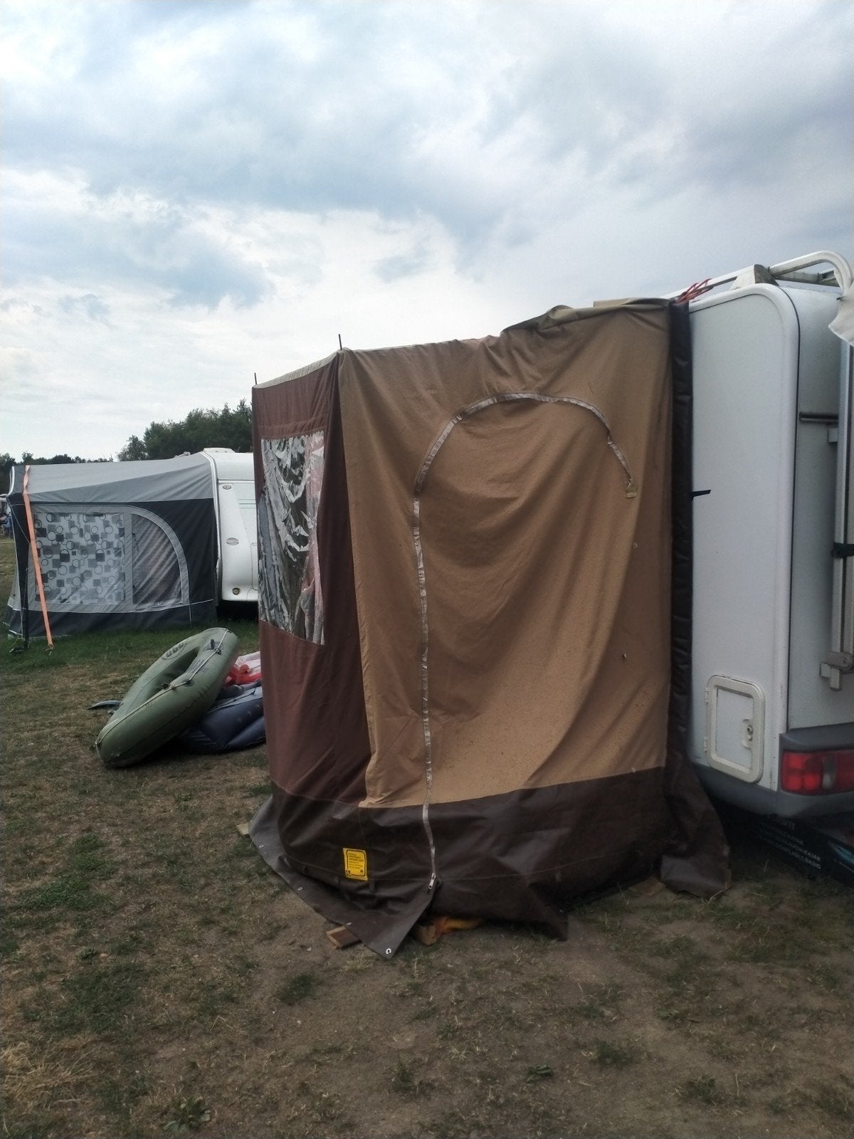 Voortent of hal tent tbv camper, Caravans en Kamperen, Ophalen, Gebruikt