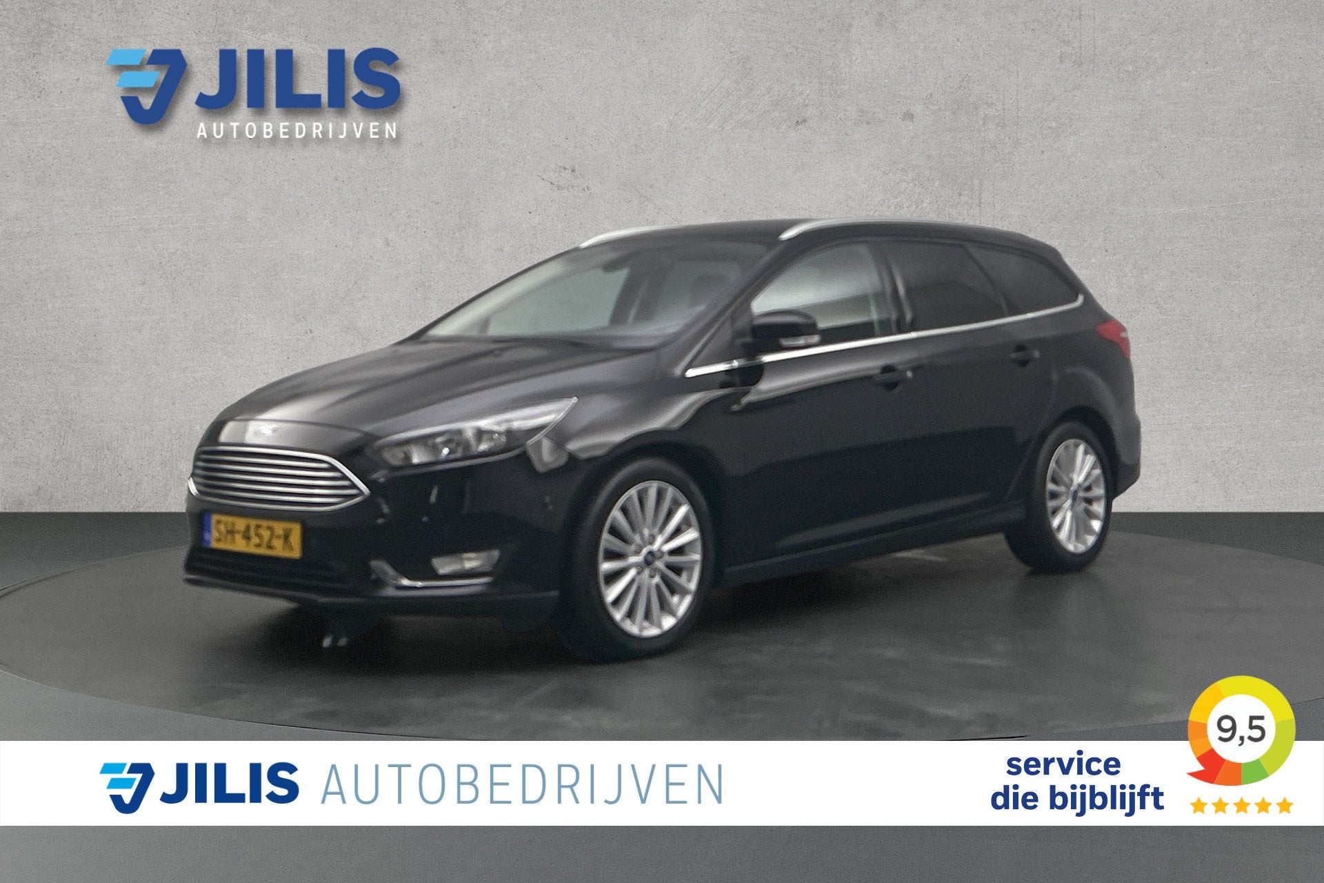 Ford FOCUS Wagon 1.0 Titanium | Apple Carplay | Navigatie |, Stof, Gebruikt, Euro 6, Zwart