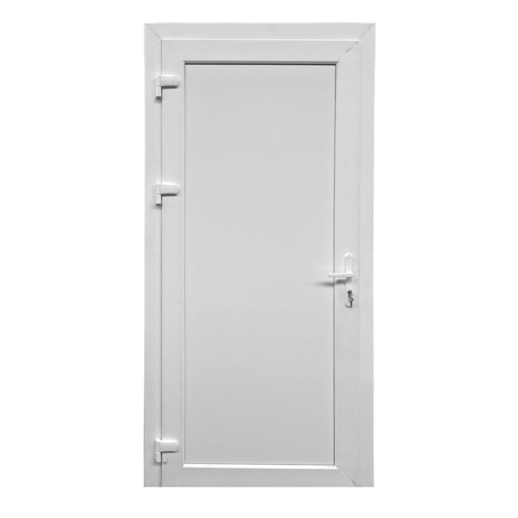 PVC deuren halfglas of dicht 1010 x 2160 mm rechtsdraaiend, Ophalen, Kunststof, Fortweg 3, Binnendeur