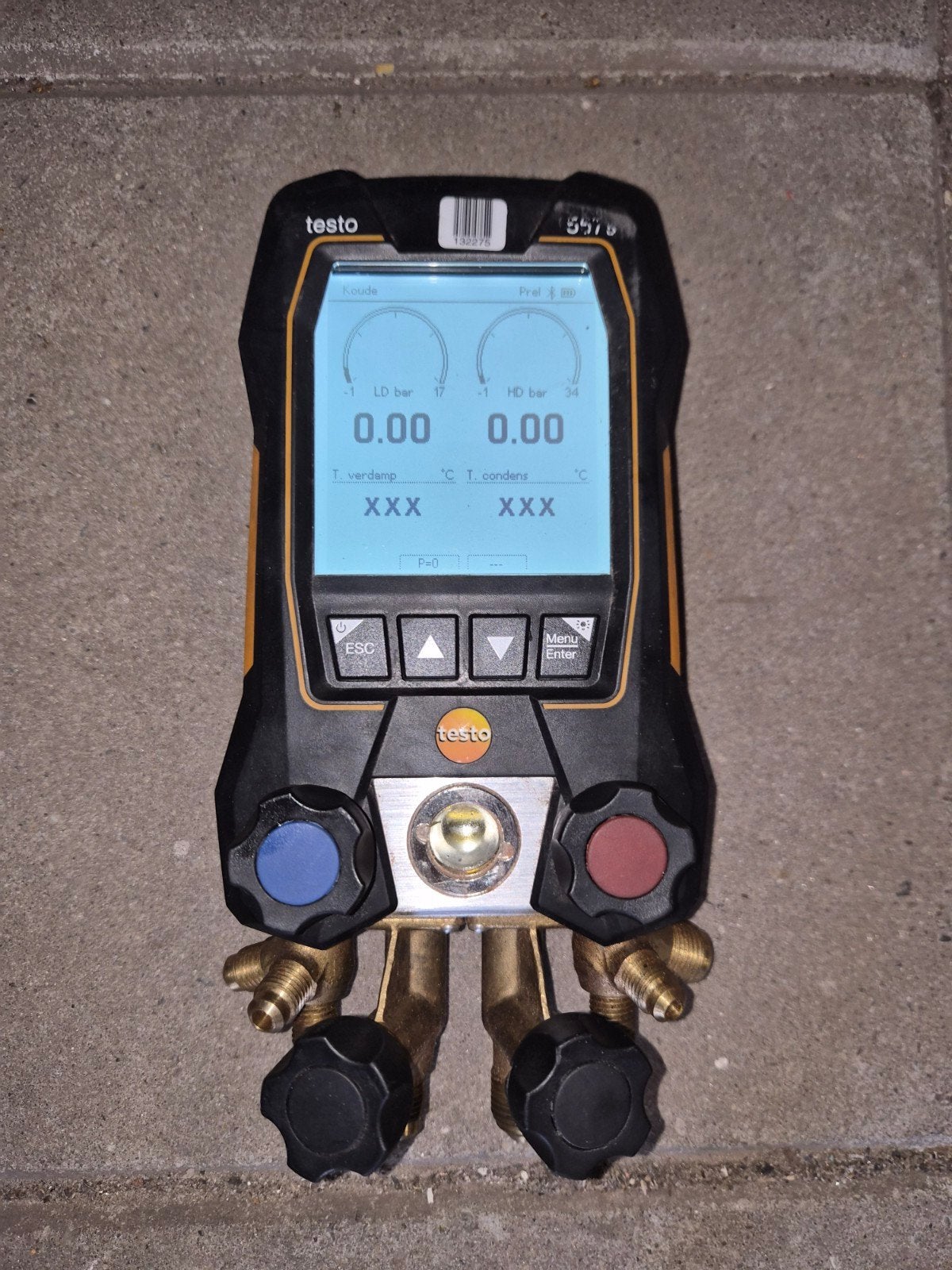 Testo 557s digitale drukmeter - 2 jaar oud, gekalibreerd, Gebruikt, 2 snelheden, Ophalen of Verzenden, Koelen en Ontvochtigen