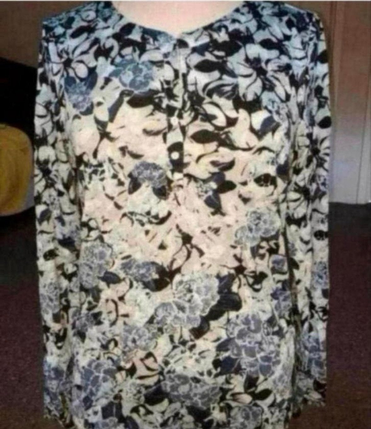Street One top maat M met bloemenprint, Maat 38/40 (M), Meerkleurig, Ophalen of Verzenden, Lange mouw