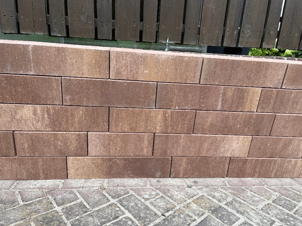 Koopje!! 120 ST STAPELBLOKKEN Glad € 125,00!! bruinrood, Biels, Nieuw, Ophalen of Verzenden, Minder dan 100 cm