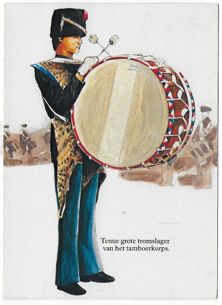 Tromslager Tamboerkorps Ongelopen Ansichtkaart (B5867), Ophalen of Verzenden, 1980 tot heden, Ongelopen