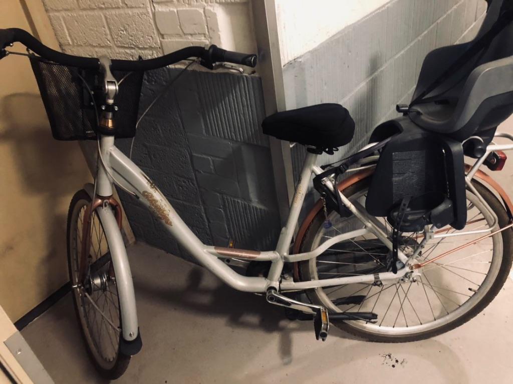 Moeder fiets, Fietsen en Brommers, Fietsen | Dames | Moederfietsen, Gebruikt, 50 tot 53 cm, Schijfrem, Ophalen