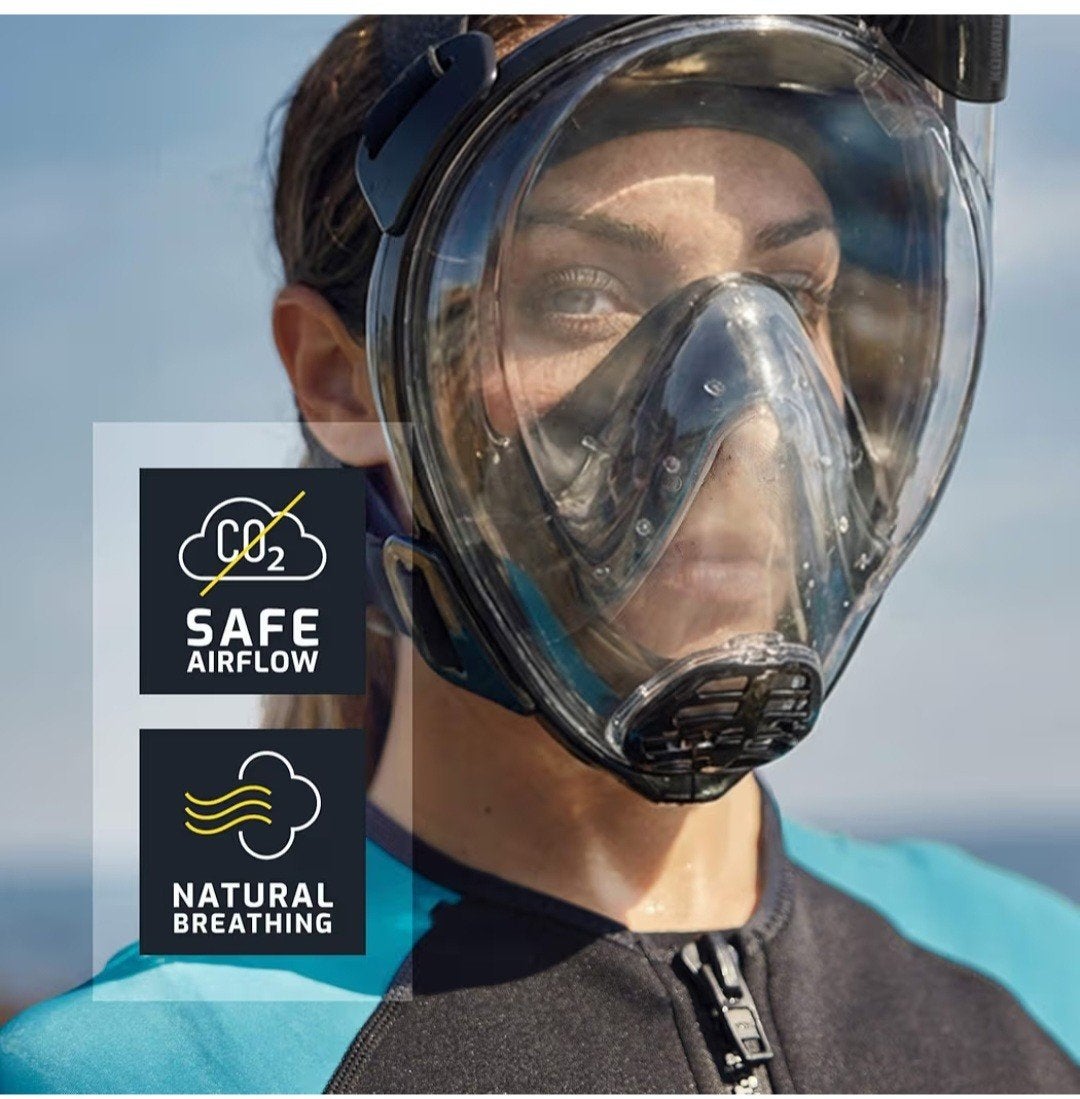 Cressi Komodo Full Face Snorkelmasker S/M - Ongebruikt, Watersport en Boten, Ophalen of Verzenden, Nieuw, Duikbril of Snorkel