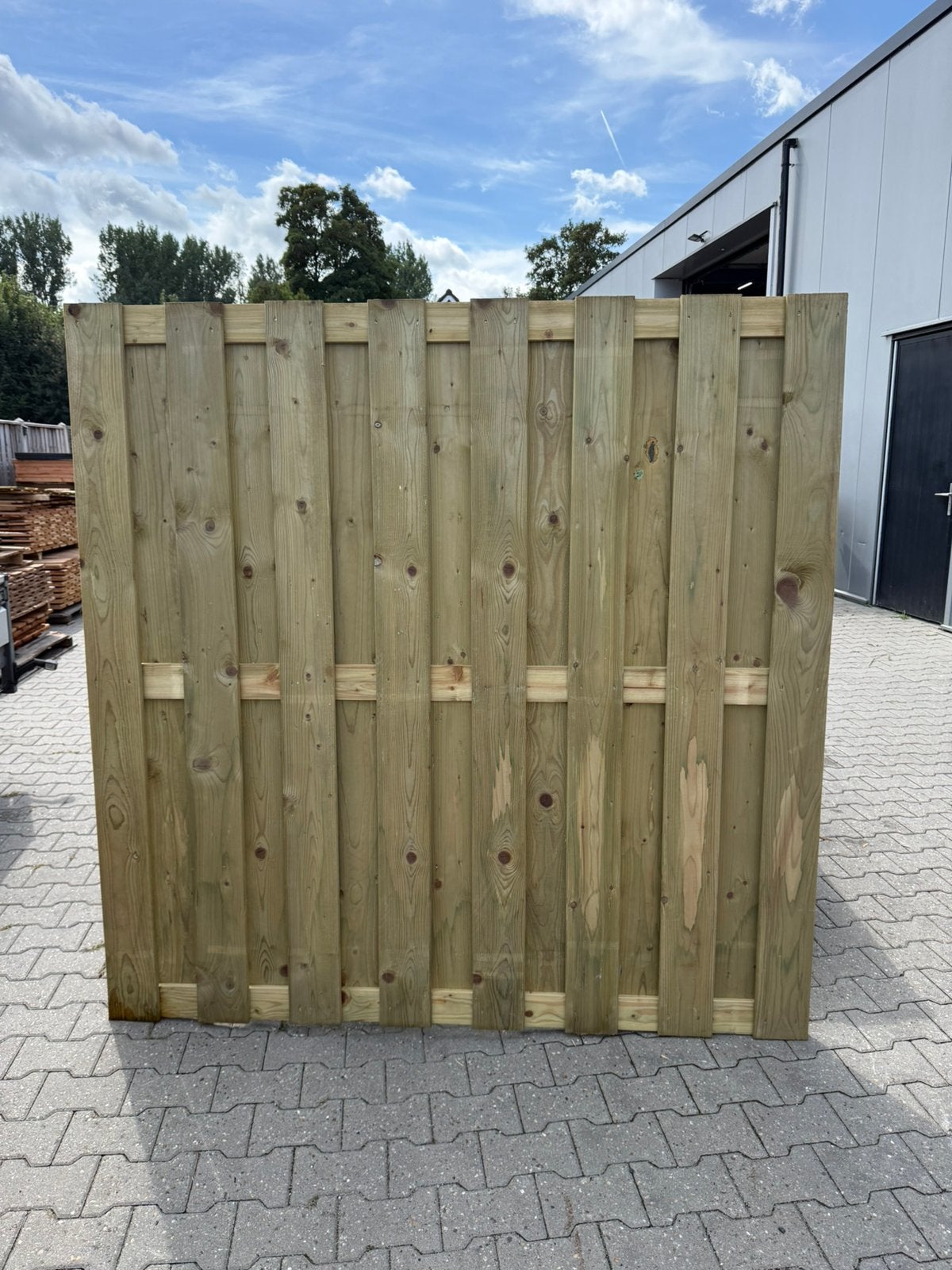 Schuttingscherm vuren | Restpartij, Tuin en Terras, Schuttingen, Ophalen, 1 tot 2 meter, Minder dan 3 meter, Nieuw