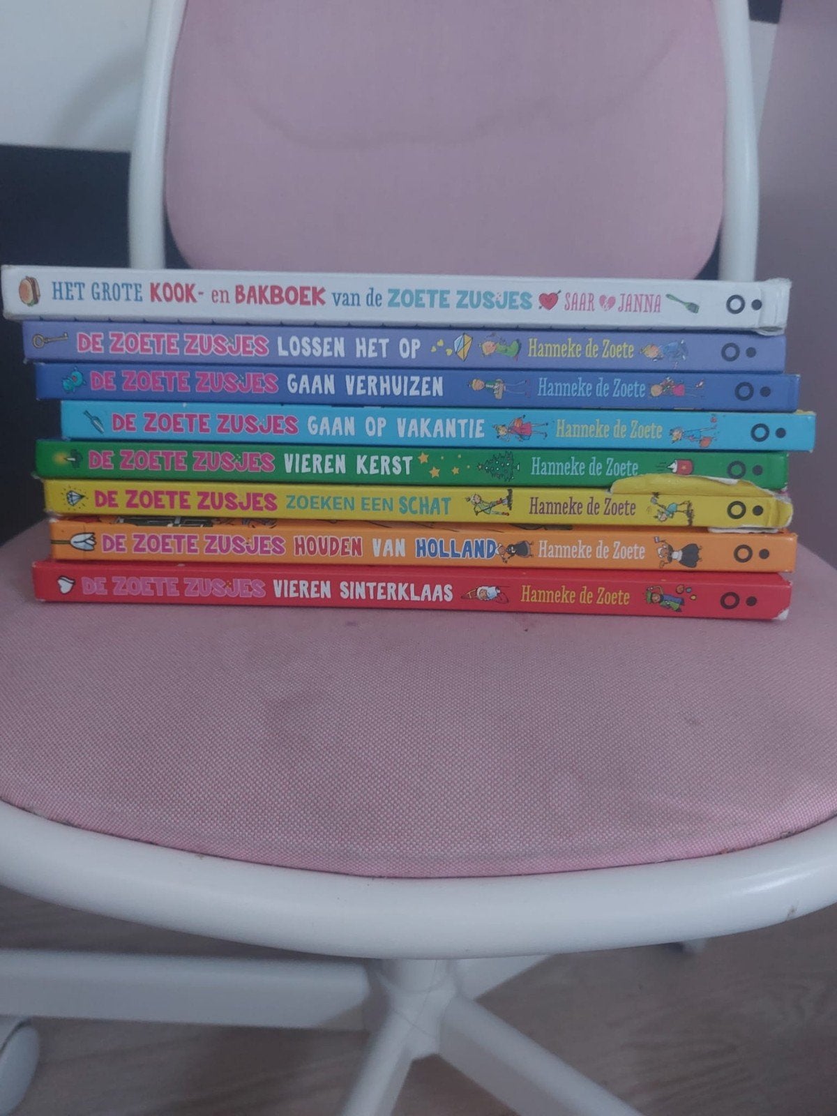 8 boeken van De Zoete Zusjes, Ophalen of Verzenden, Zo goed als nieuw, Hanneke de Zoete, Fictie algemeen