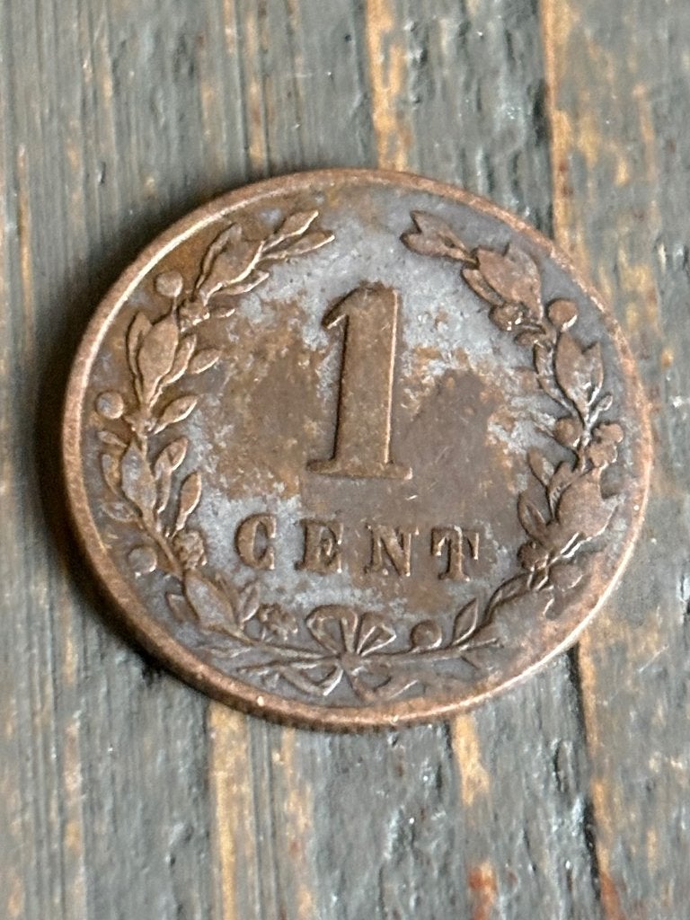 1 Cent 1882, Ophalen of Verzenden, Koning Willem III, 1 cent, Losse munt