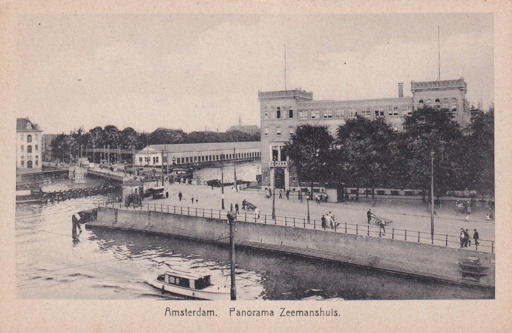 Amsterdam Zeemanshuis, Ophalen of Verzenden, Voor 1920, Ongelopen, Noord-Holland