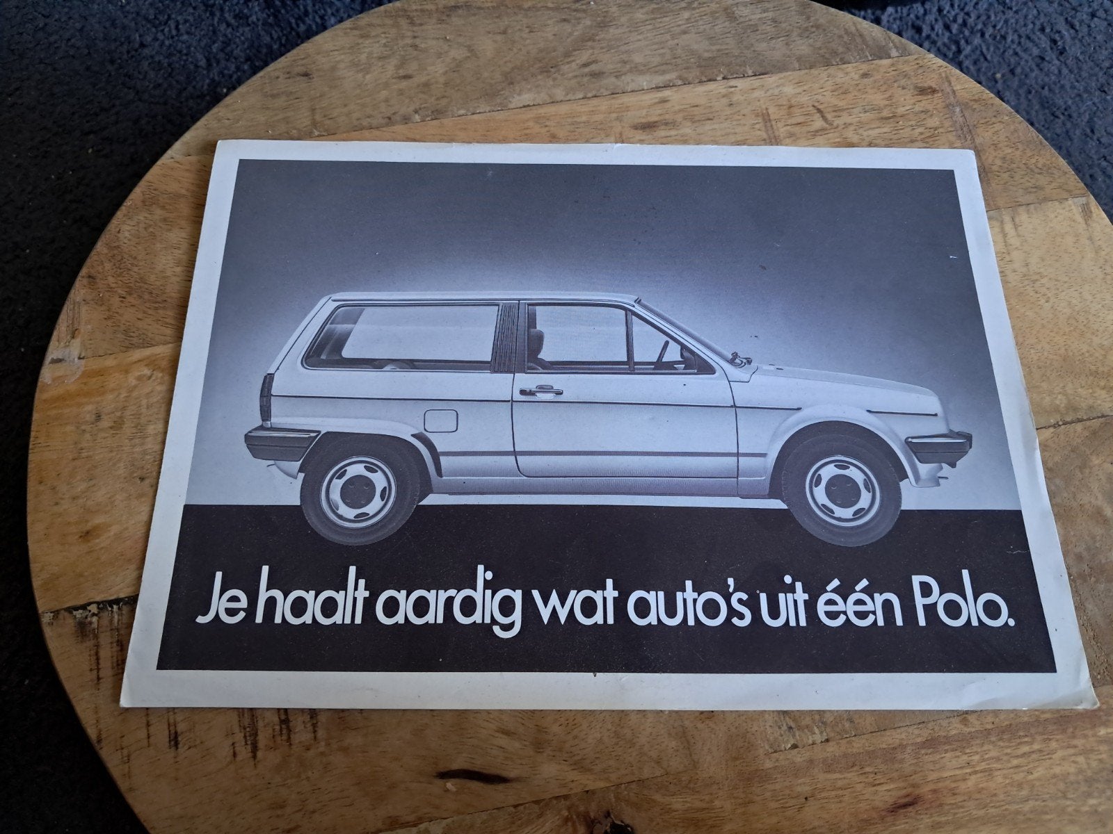 Volkswagen Polo 1983 folder netjes gelezen, Ophalen of Verzenden, Gelezen, Volkswagen