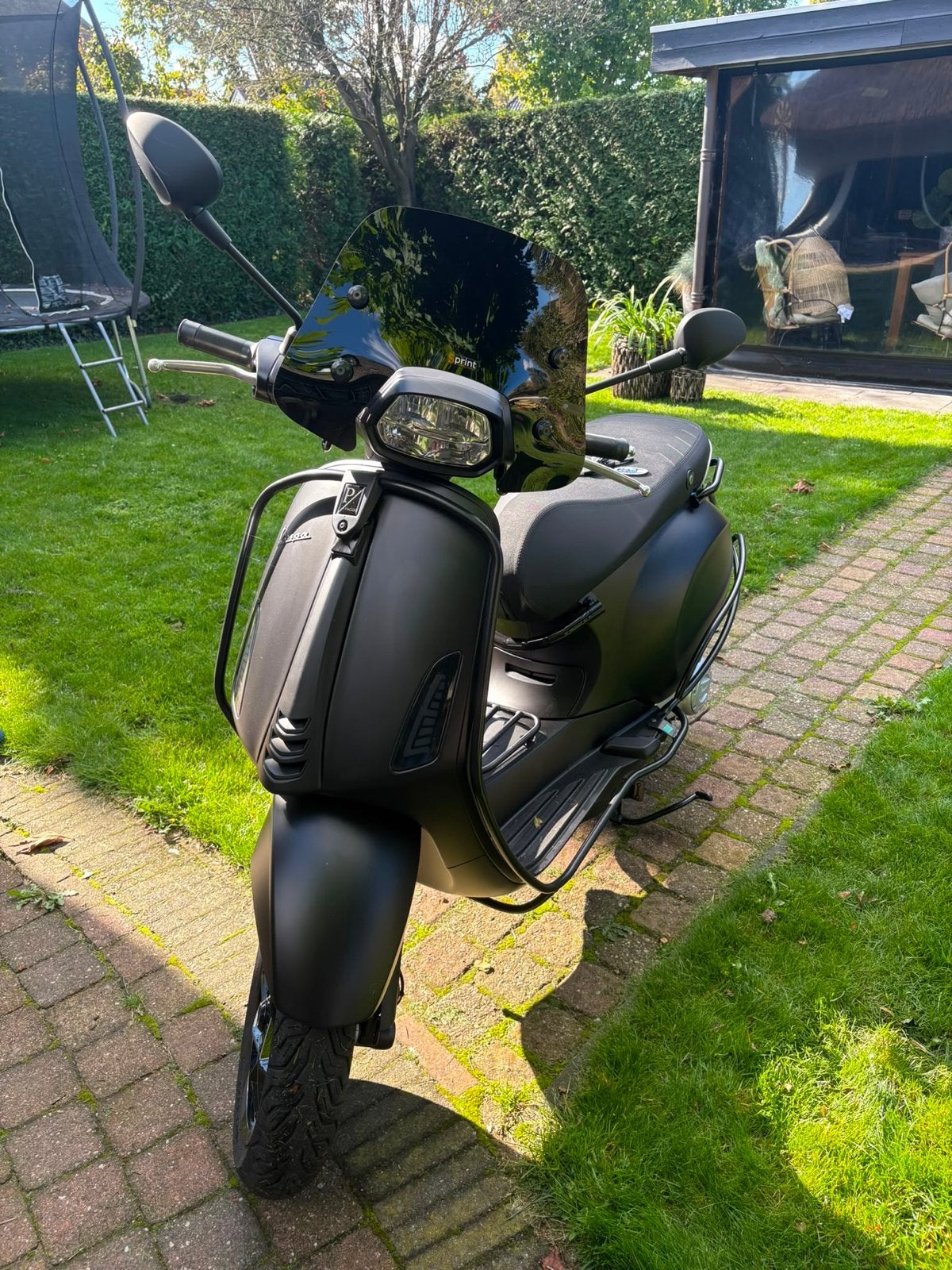 Vespa Sprint S 2024 Mat Zwart, Ophalen, Overige modellen, Maximaal 45 km/u, Zo goed als nieuw
