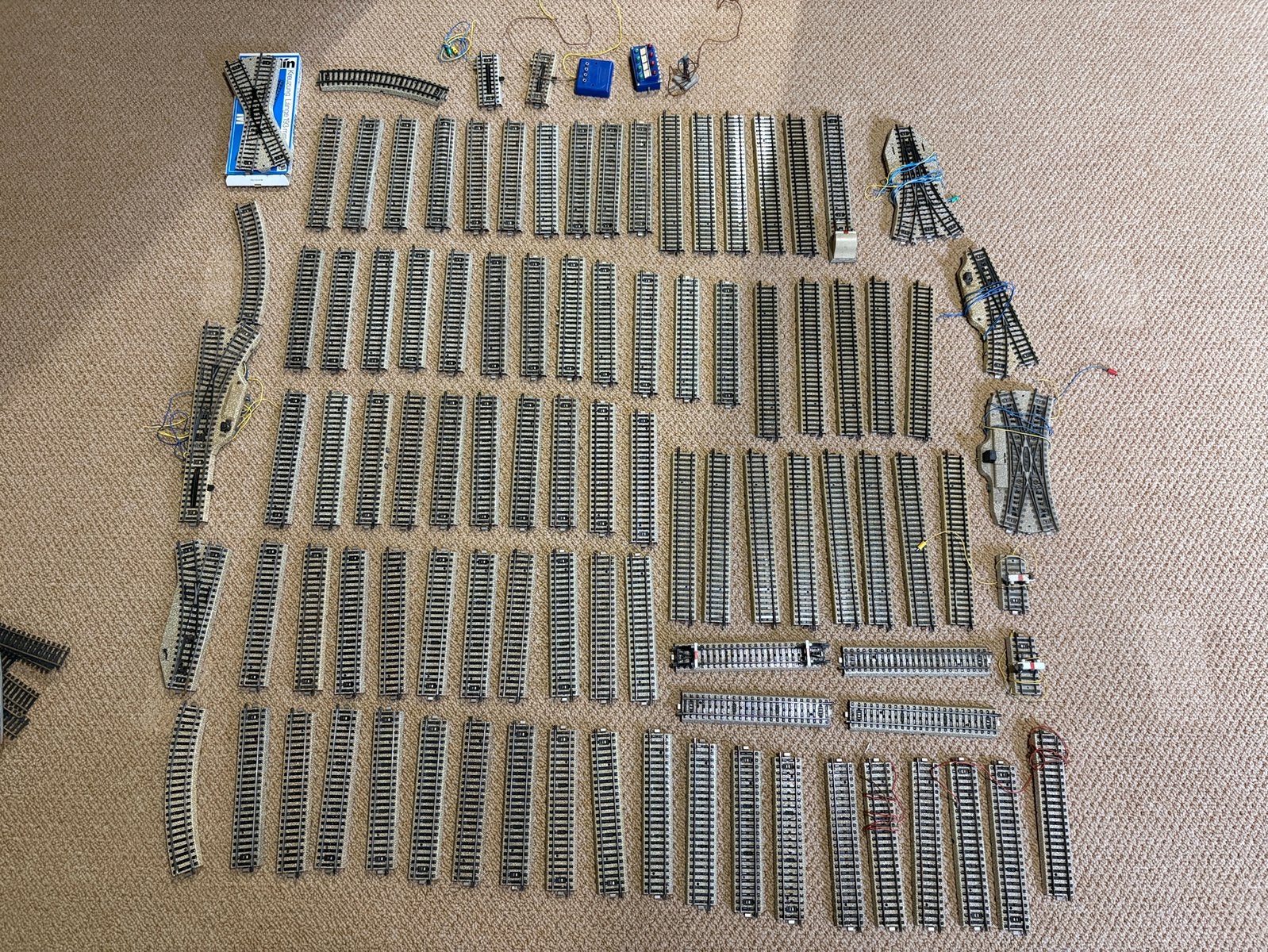 Grote partij Märklin HO rails, wissels en onderdelen, Hobby en Vrije tijd, Modeltreinen | H0, Wisselstroom, Gebruikt, Rails, Ophalen of Verzenden
