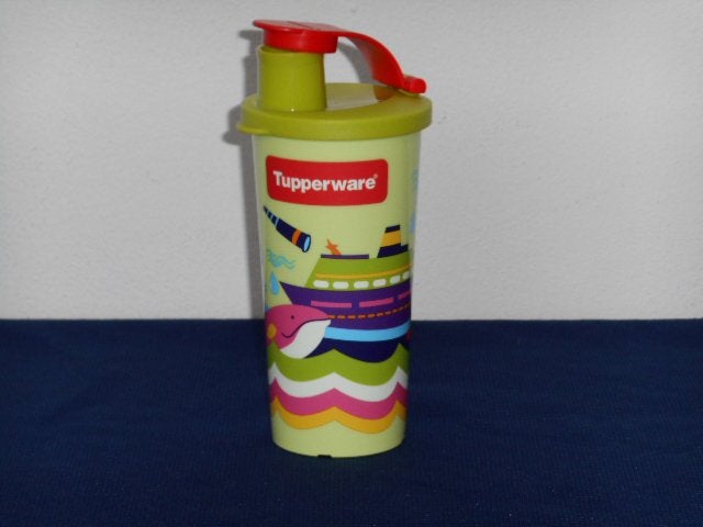 Drinkbeker met fliptop deksel Tupper, nieuw, Ophalen of Verzenden, Nieuw, Overige typen