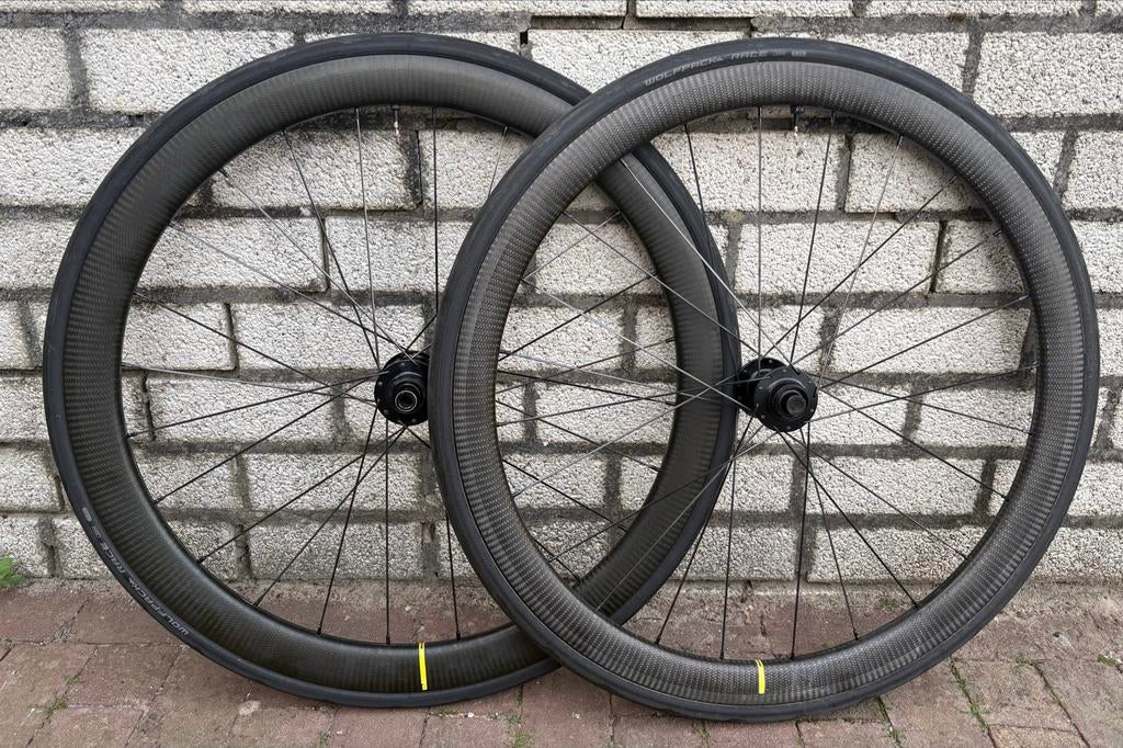 Mavic carbon disc wielset Tune Killhill/Climbhill naven, Fietsen en Brommers, Fietsonderdelen, Wiel, Ophalen of Verzenden, Zo goed als nieuw
