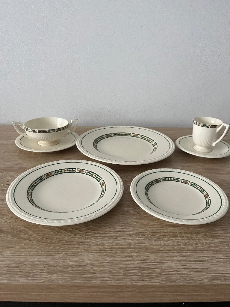 Recamier Royal Creamwware servies, Ophalen, Overige merken, Vintage, Zo goed als nieuw