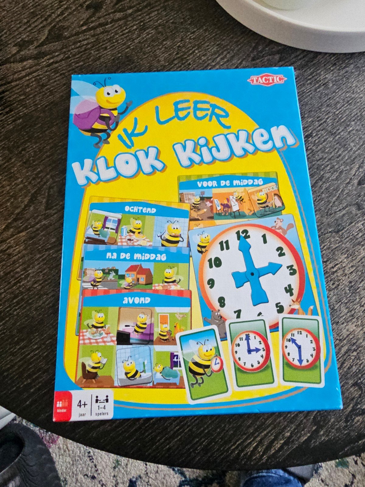 Ik Leer Klok Kijken - Educatief Spel voor Kinderen, Een of twee spelers, Ophalen of Verzenden, Zo goed als nieuw, Tactic