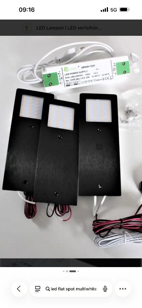 Keukenverlichting, Ophalen of Verzenden, Nieuw, Inclusief transformator