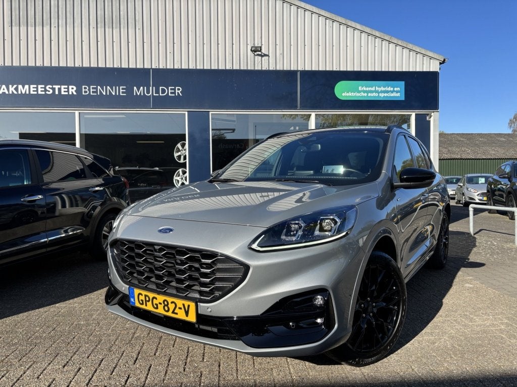 Ford Kuga 2.5 PHEV ST-Line X Black Pack HEAD-UP / TREKHAAK /, 14 kWh, Gebruikt, 4 cilinders, Leder en Stof