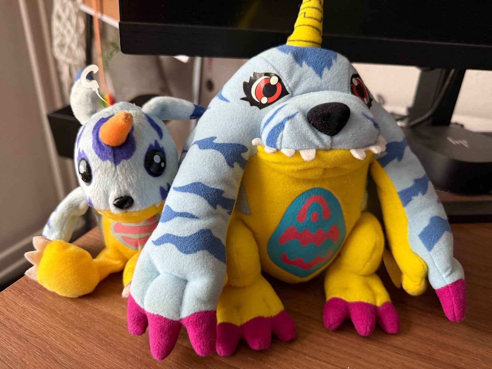 Digimon knuffels - Gabumon en Tsunomon, Ophalen of Verzenden, Gebruikt