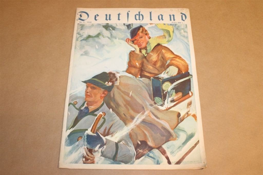 Deutschland - nr. 11 - 1935 - Hitler Duitsland, Ophalen of Verzenden, 1920 tot 1940, Knipsel(s)