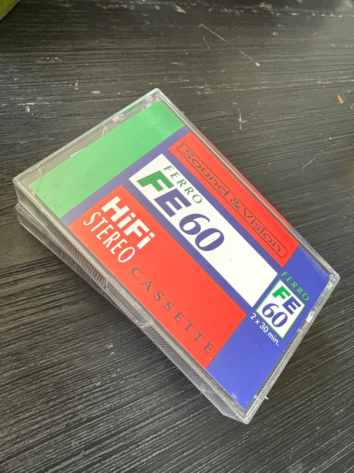 Twee nieuwe Ferro FE60 HiFi Stereo cassettebandjes, Ophalen of Verzenden, Nieuw in verpakking, 2 t/m 25 bandjes, Onbespeeld