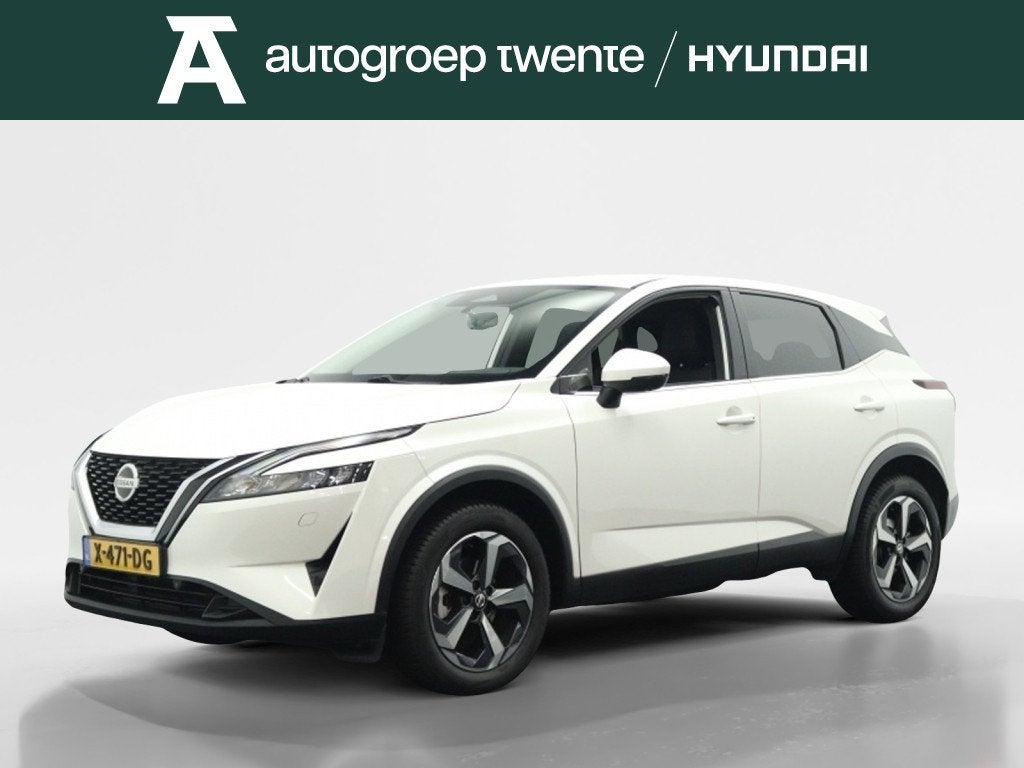 Nissan QASHQAI 1.3 MHEV Xtronic N-Connecta | Caprlay navigat, Auto's, Automaat, 12 maanden, Stof, Wit