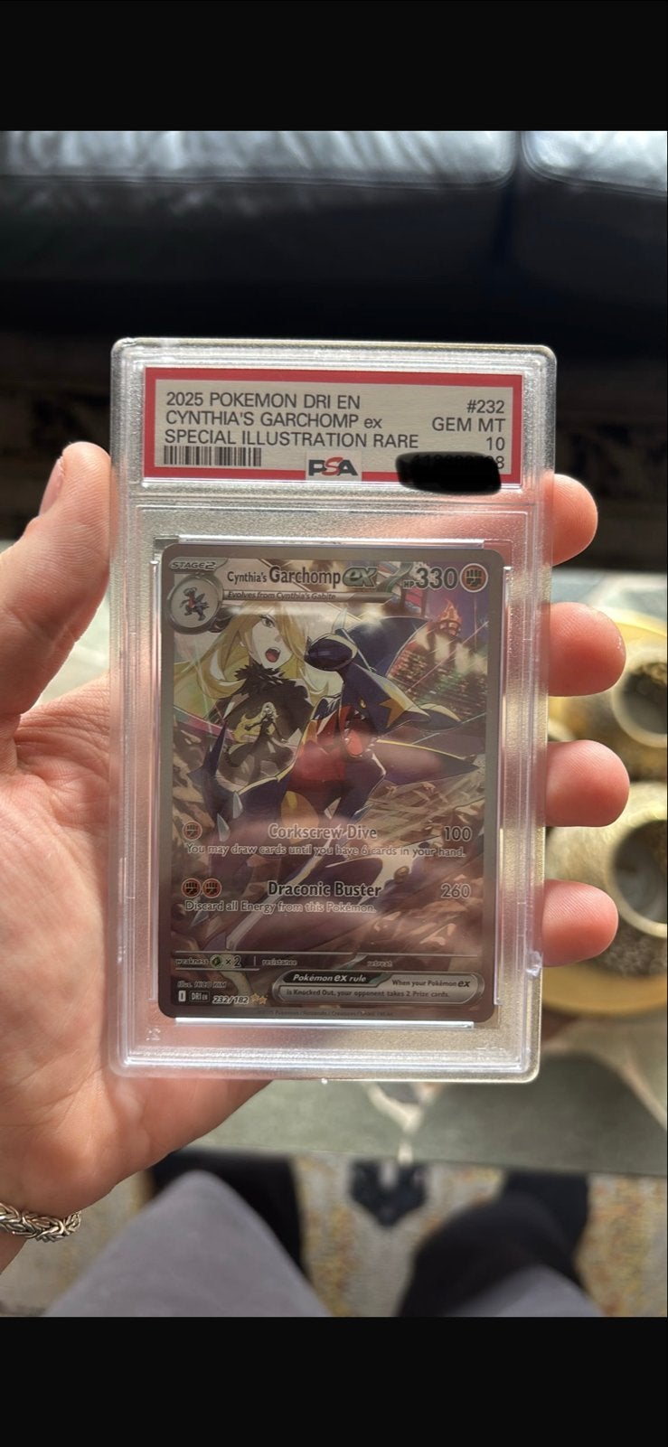 Cynthia's Garchomp ex PSA 10 GEM MINT Pokémon kaart, Verzenden, Nieuw, Losse kaart