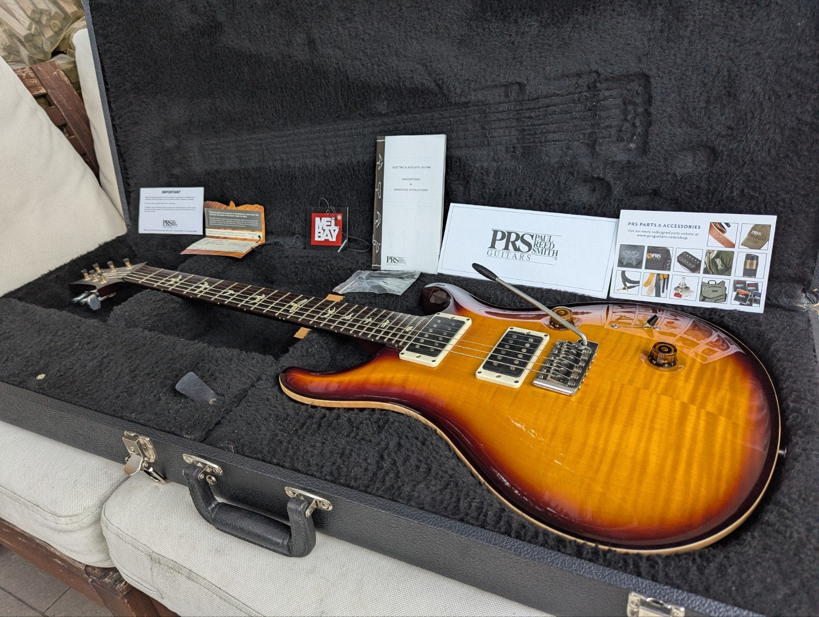 PRS gitaar Custom 24 ZGAN 2014 USA Core Paul Reed Smith bird, Ophalen of Verzenden, Zo goed als nieuw, Solid body, Paul Reed Smith