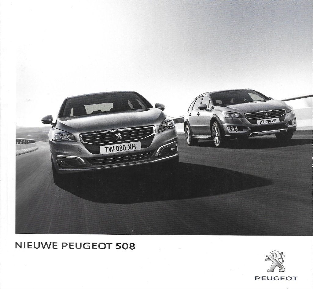 PEUGEOT 508,  2015, Boeken, Ophalen of Verzenden, Zo goed als nieuw, Peugeot