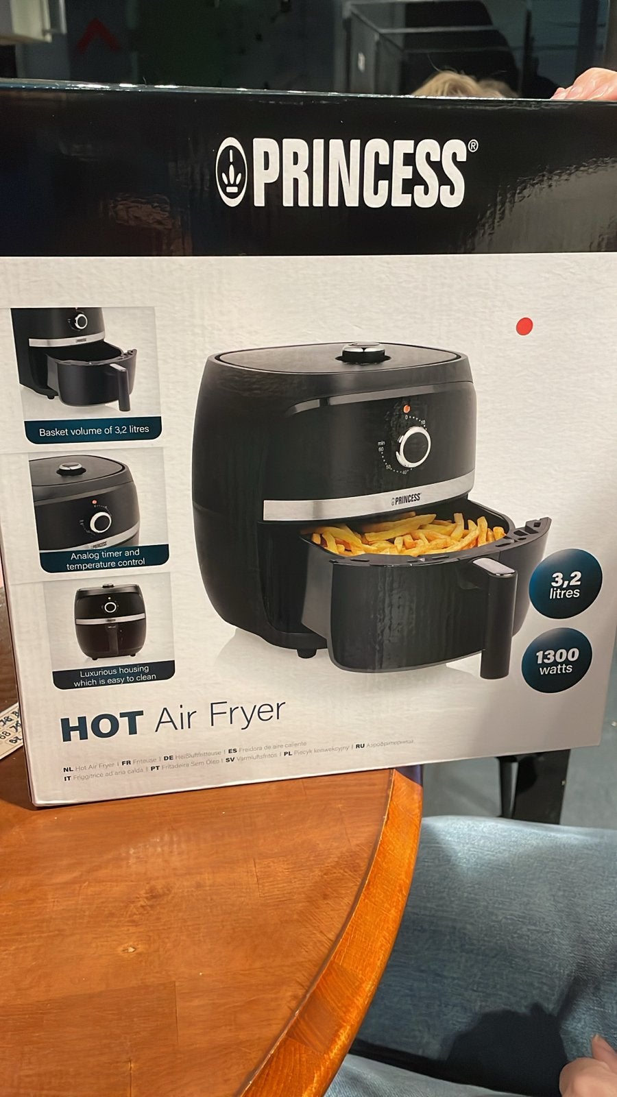 Nieuwe Princess Airfryer - Nooit gebruikt!, Ophalen of Verzenden, Nieuw, Airfryer, 1000 t/m 1499 gram