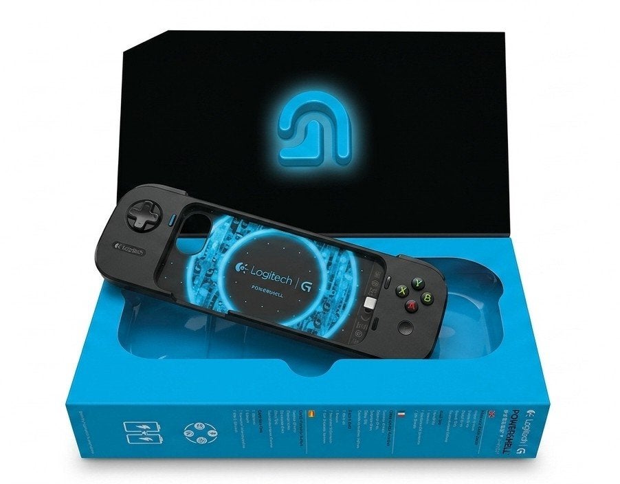 Logitech G Powershell Controller + Batterij voor iPhone/iPod, Nieuw, Ophalen of Verzenden, Mobiel, Logitech