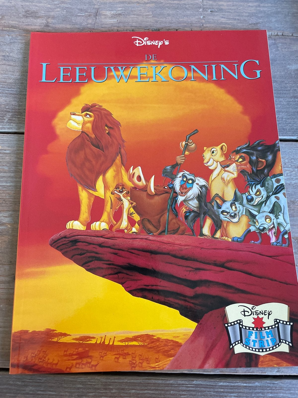 Disney's De Leeuwenkoning - Filmstrip Stripboek, Eén stripboek, Ophalen of Verzenden, Gelezen