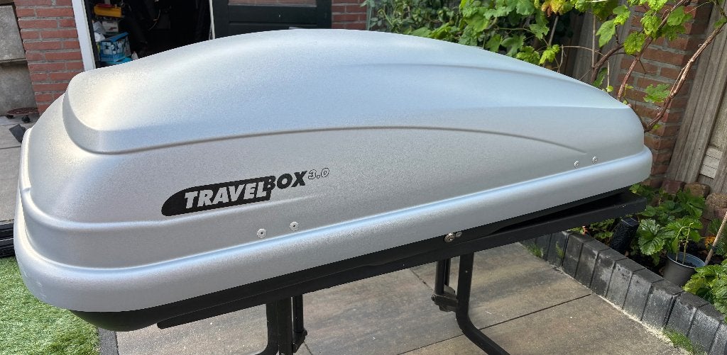 Te huur Travelbox dakkoffer, Auto diversen, Dakkoffers, Ophalen, Zo goed als nieuw