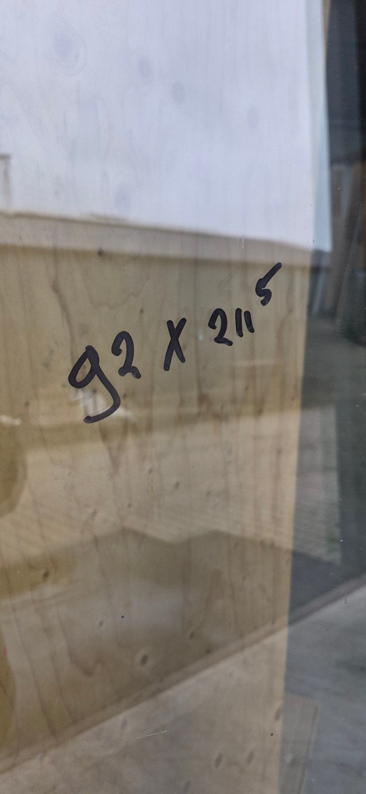 Gebruikte Buitendeur met Glas - 92x211,5 cm, Ophalen, Gebruikt, 80 tot 100 cm, 215 cm of meer