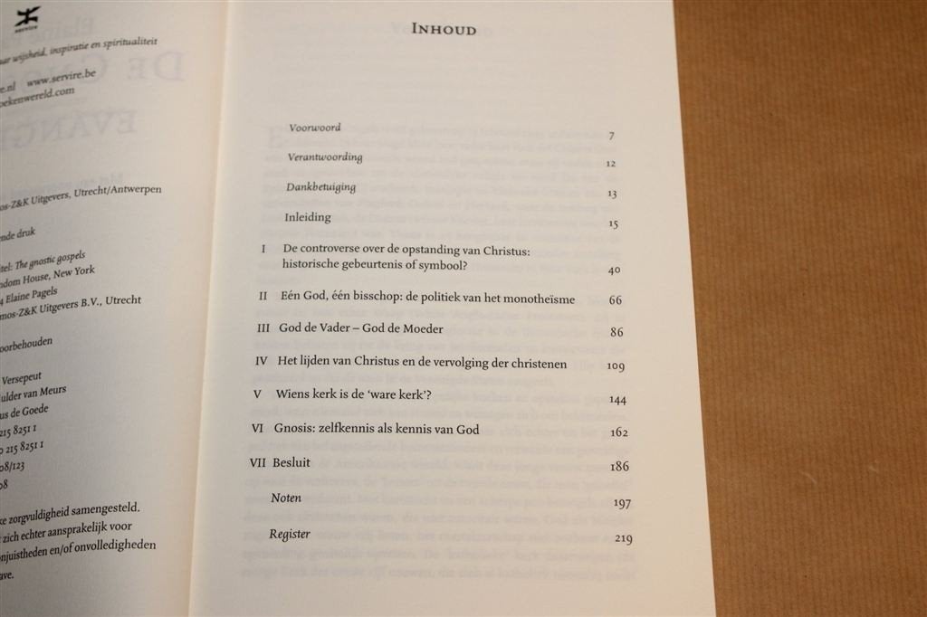 De Gnostische Evangeliën — Pagels, Achter Da Vinci Code, Ophalen of Verzenden, Zo goed als nieuw