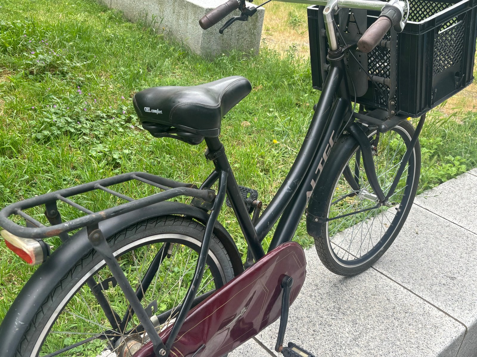 Omafiets, Fietsen en Brommers, Fietsen | Dames | Omafietsen, Gebruikt, 53 tot 56 cm, Handrem, Versnellingen, Terugtraprem, Ophalen